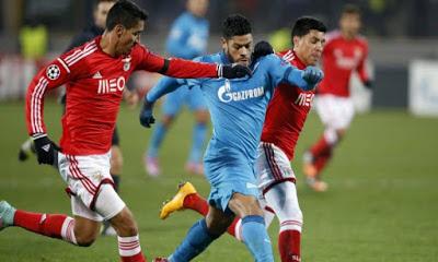 Benfica pego primero ante el zenit