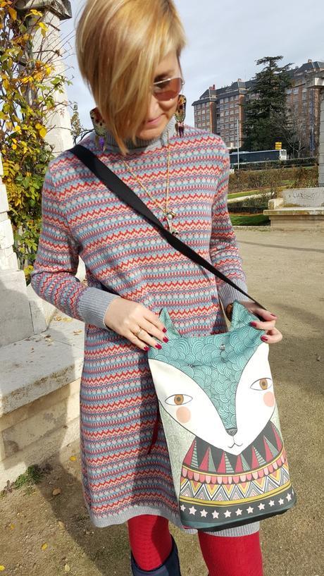 Vestido Perfect Days y bolso lady Desidia