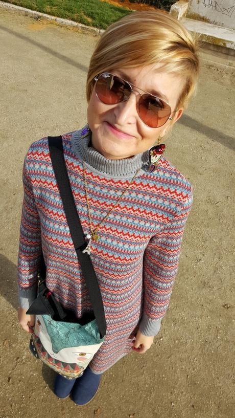 Vestido Perfect Days y bolso lady Desidia