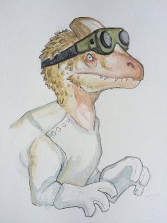 Los crossover dinosaurianos de Reid Psaltis