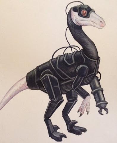 Los crossover dinosaurianos de Reid Psaltis