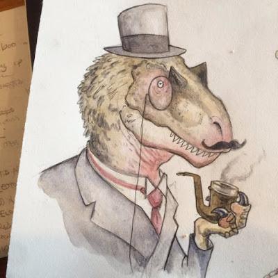 Los crossover dinosaurianos de Reid Psaltis