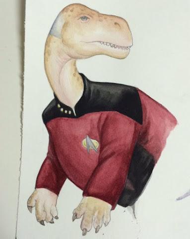Los crossover dinosaurianos de Reid Psaltis