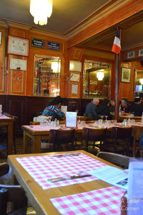 Restaurantes Bouillon Chartier y Polidor, en París desde el s.XIX