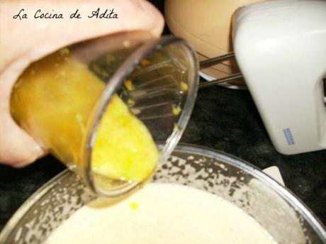 Bizcocho  de  naranja