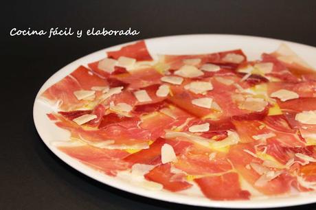 CARPACCIO DE JAMON