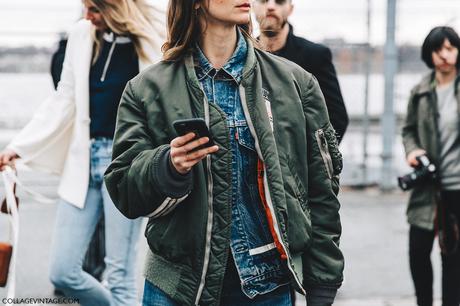 NYFW-New_York_Fashion_Week-Fall_Winter-17-Street_Style-Layers-Bomber_Jacket-Denim_Jacket-Brie_Welch-