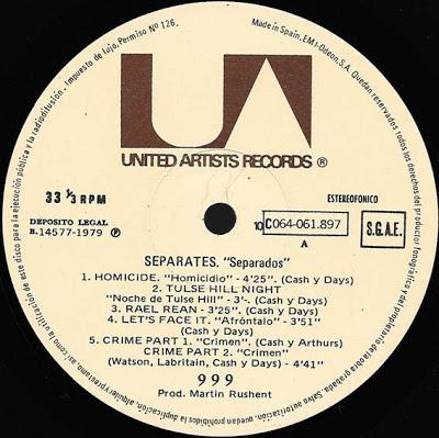 999 -Separates Lp 1979 (1978)