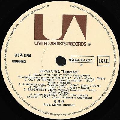 999 -Separates Lp 1979 (1978)