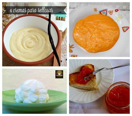 4 recetas de cremas básicas para rellenar