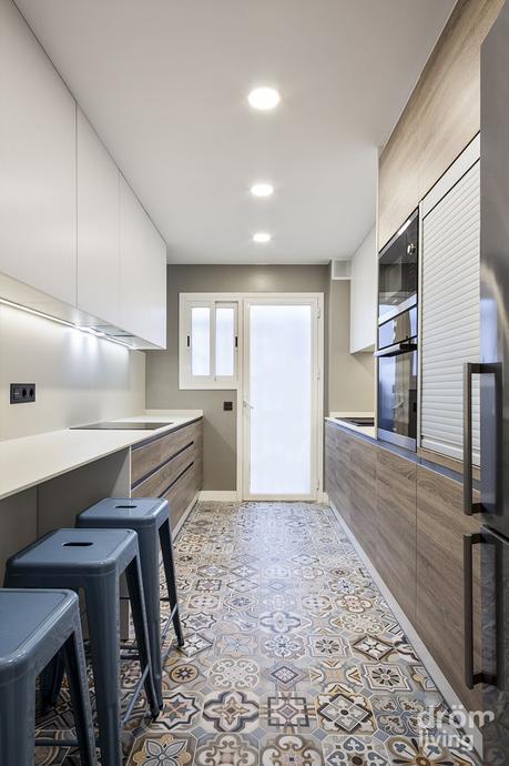 revestimientos lujo reformas estilo nordico barcelona reforma piso antiguo piso moderno reforma estilo nórdico escandinavo dröm living reforma decoración nórdica españa blog decoración nórdica baldosa hidraulica 