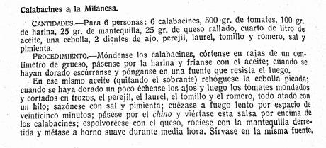 Calabacines a la milanesa... para el Reto La Marquesa de Parabere