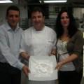 Martin Berasategui nos obsequia con un plato firmado