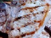Chuletas cerdo brasa Braciole maiale alla brace