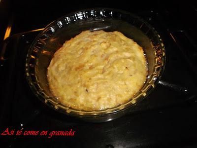 Budin de carne de cocido