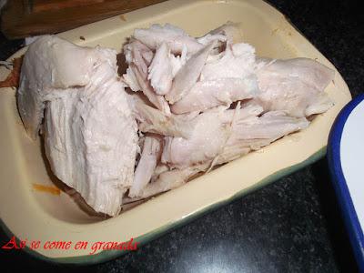 Budin de carne de cocido