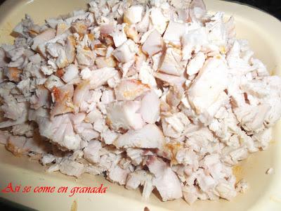 Budin de carne de cocido