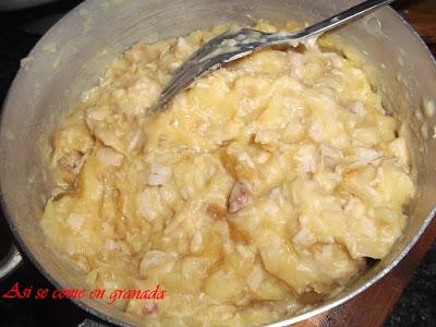 Budin de carne de cocido