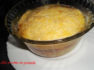 Budin de carne de cocido