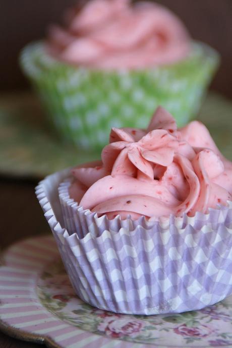 Receta: Cupcakes de fresa