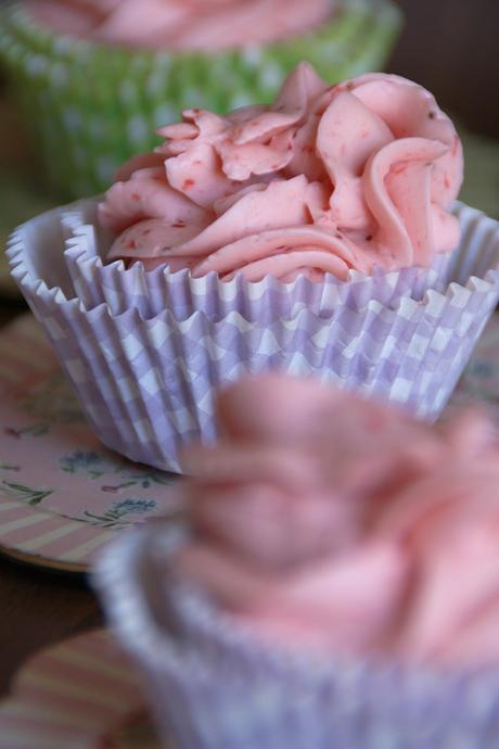 Receta: Cupcakes de fresa