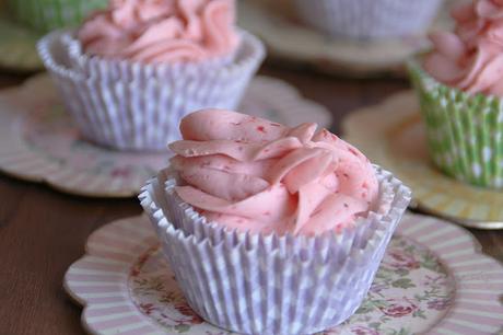 Receta: Cupcakes de fresa