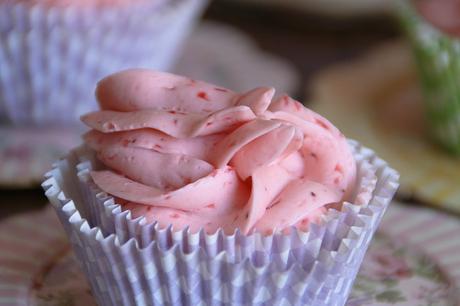 Receta: Cupcakes de fresa