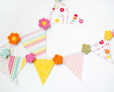 DIY  banderines para cumpleaños infantiles