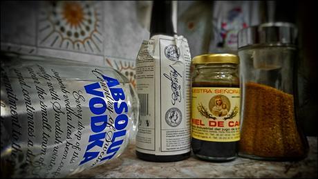 Reducción de Vodka (Absolut) con Nuggets | Innovando Ingredientes