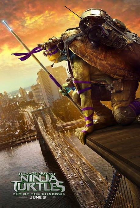 Primeros afiches de las Tortugas Ninja 2: Fuera de las Sombras