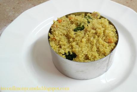 QUINOA CON VERDURAS Y CURRY
