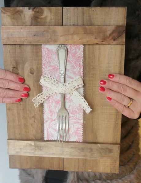 finde frugal: un cuadrito shabby chic para la cocina