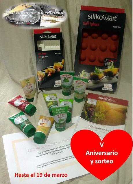 V aniversario y sorteo