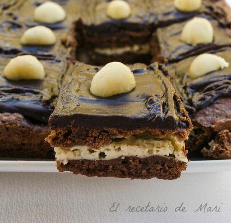 Brownie de chocolate y queso 2