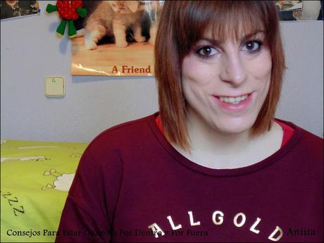 Maquillaje en Tonos Morados.