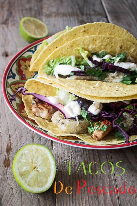 Tacos de pescado improvisados