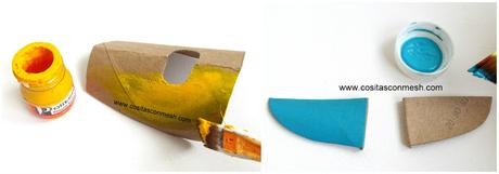 Manualidades para niños avioneta reciclando tubos de papel higiénico