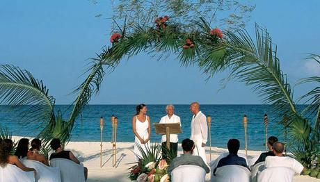 La boda cerca del mar