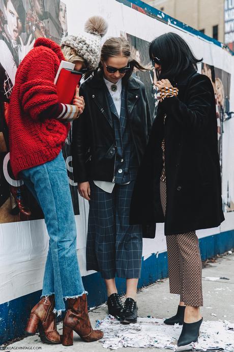 NYFW-New_York_Fashion_Week-Fall_Winter-17-Street_Style-Camille_Charriere-Vetements_Jeans-Red_Sweater-Beanie-Snake_Boots-Margaret_Zhang-1