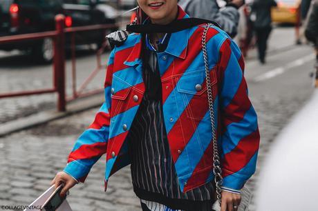 NYFW-New_York_Fashion_Week-Fall_Winter-17-Street_Style-Striped_Denim_Jacket-