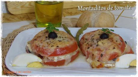 Montaditos de tomate