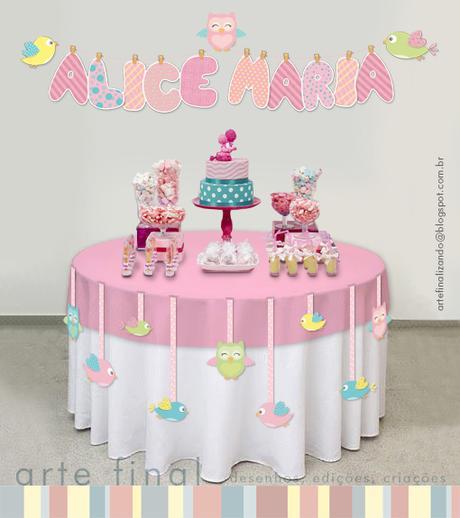 Manteles decorados para cumpleaños