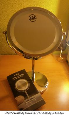 Espejo cosmético con iluminación LED: bueno, bonito y barato.