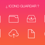 El icono guardar, ¿un disquette?