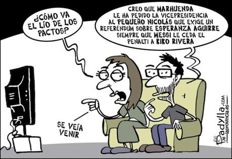 [Humor en domingo] Hoy, sin palabras, por descanso del personal. Monográfico: Política española (V)