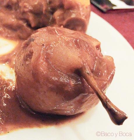 peras rellenas mascaras cubat baco y boca