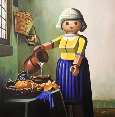 Pierre-Adrien  Sollier artista que fusiona el Arte y el Playmobil