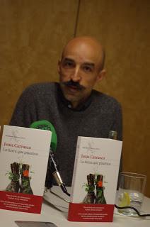 Rueda de prensa con el escritor Jesús Carrasco (La tierra que pisamos)