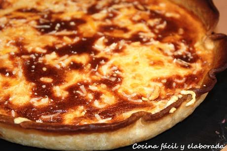 QUICHE DE PAVO Y LECHE EVAPORADA