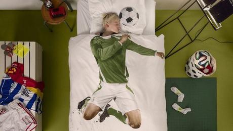 Habitación infantil para peques que sueñan ser futbolistas